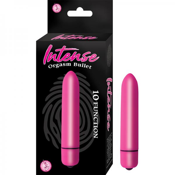 Intense Orgasm Bullet 10 Function Waterproof Pink - OmniPleasures