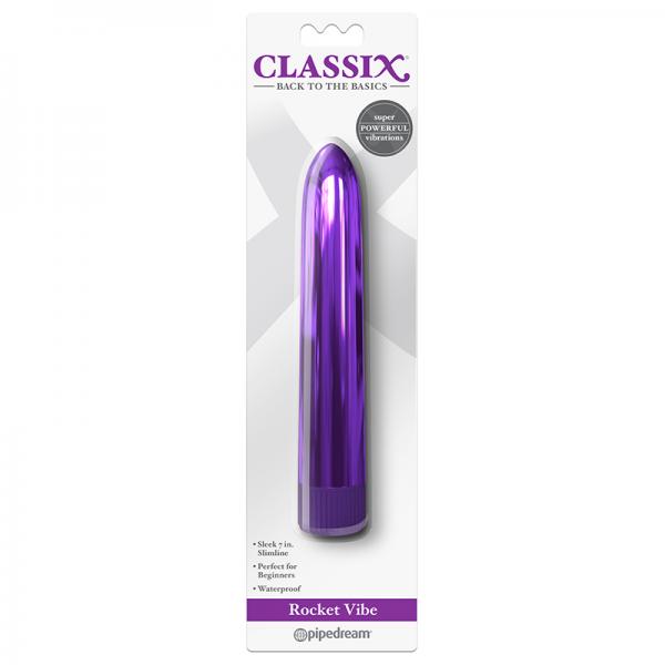 Classix Rocket Vibe 7 Inch Metallic Vibe Purple - OmniPleasures