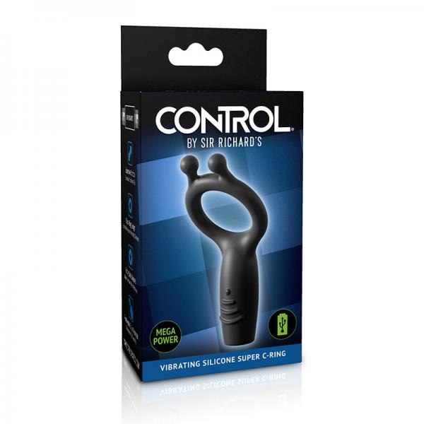 Sir Richard's Control Vibrating Silicone Super C-ring - OmniPleasures