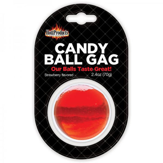 Candy Ball Gag Strawberry - OmniPleasures