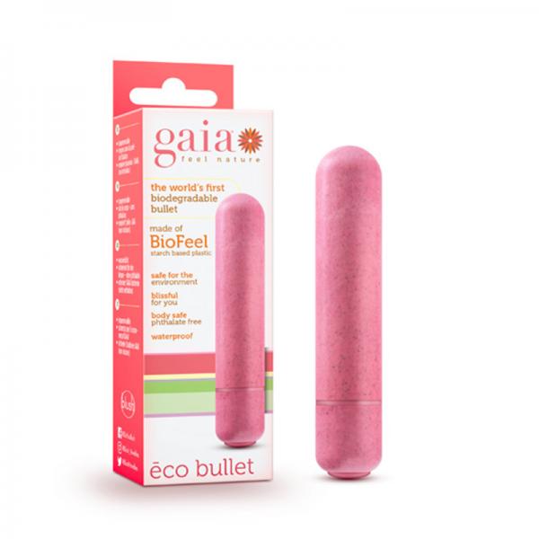 Gaia - 1 Speed Aaa Eco Bullet - Coral - OmniPleasures