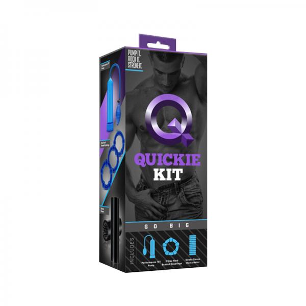 Quickie Kit - Go Big - Blue - OmniPleasures