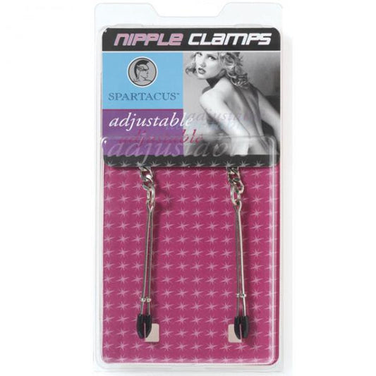 Spartacus Adjustable Tweezer Nipple Clamps - OmniPleasures