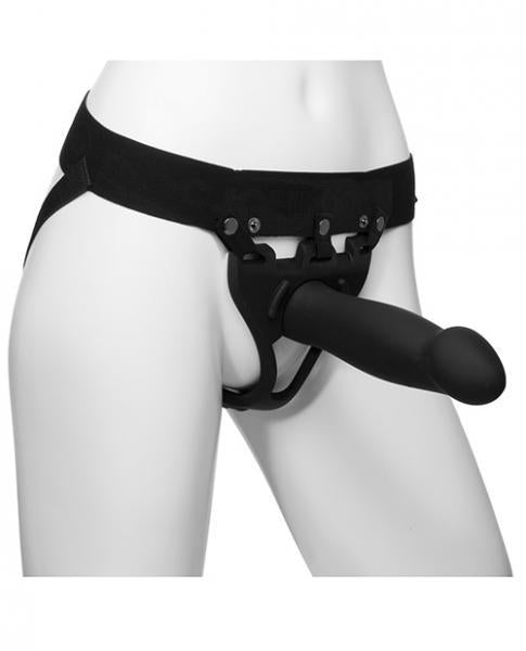 Body Extensions Be Bold 2 Piece Strap On Set Black - OmniPleasures