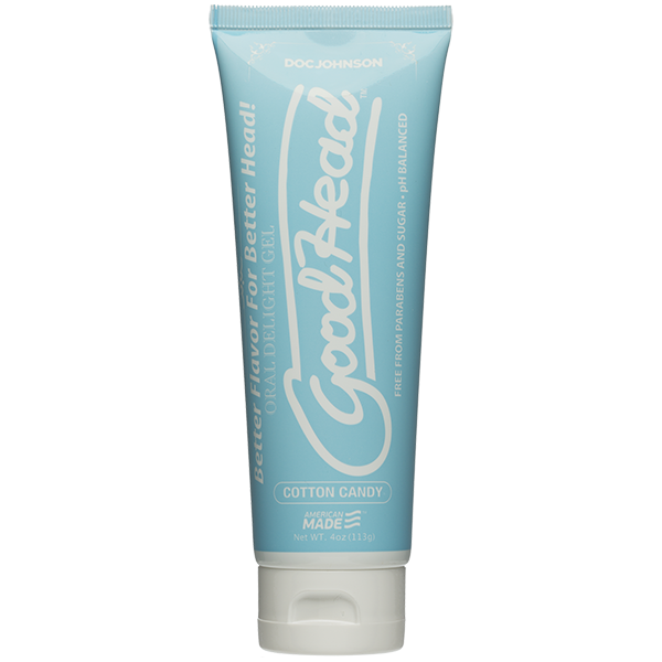 Goodhead Oral Delight Gel Cotton Candy Tube 4 fluid ounces - OmniPleasures