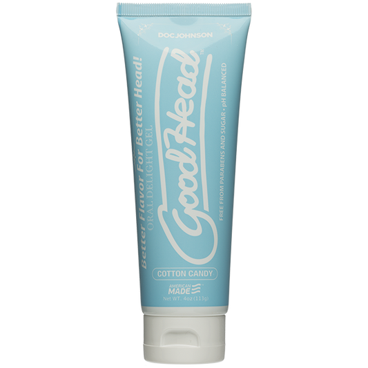 Goodhead Oral Delight Gel Cotton Candy Tube 4 fluid ounces - OmniPleasures