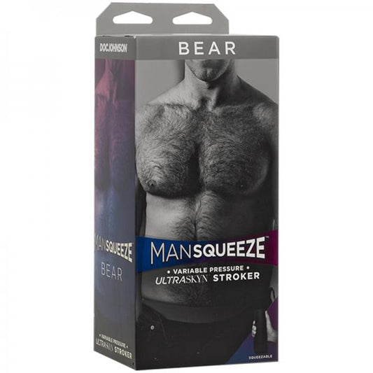 Man Squeeze Bear Ass Francois Sagat Beige Stroker - OmniPleasures