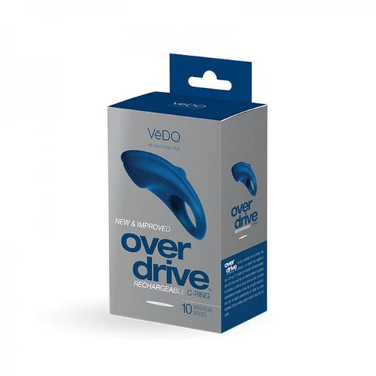 Vedo Overdrive+ Rechargeable Vibrating Ring - Midnight Madness - OmniPleasures