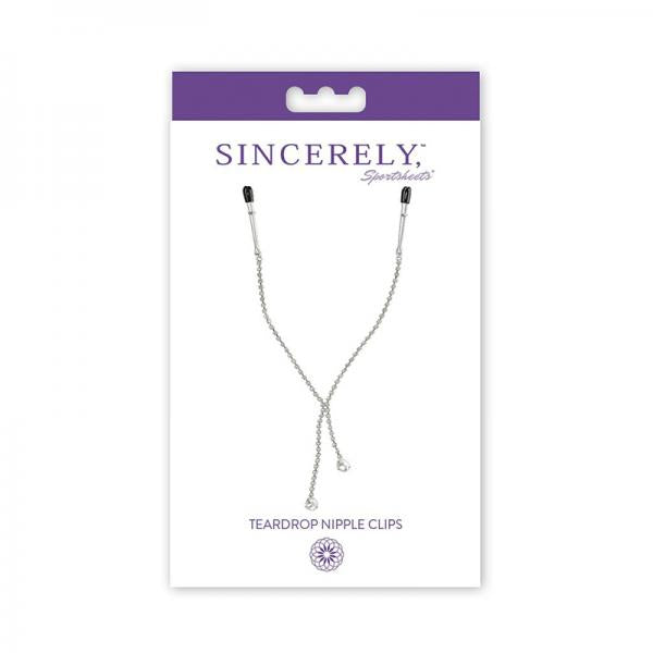 Sincerely, Ss Teardrop Nipple Clips - OmniPleasures