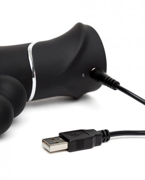 Happy Rabbit Triple Curve Black Vibrator - OmniPleasures