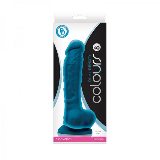 Colours Dual Density 8in Blue - OmniPleasures