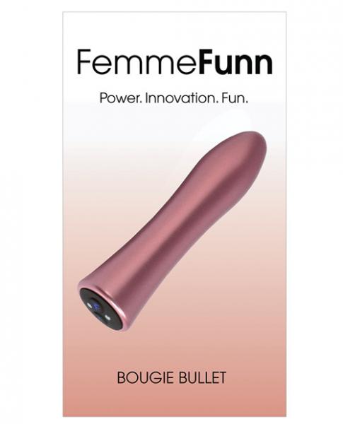 Femmefunn Bougie Bullet Vibrator Rose Gold - OmniPleasures