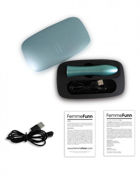 Femmefunn Bougie Bullet Vibrator Light Blue - OmniPleasures