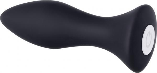 Mighty Mini Butt Plug Rechargeable Black Vibrator - OmniPleasures