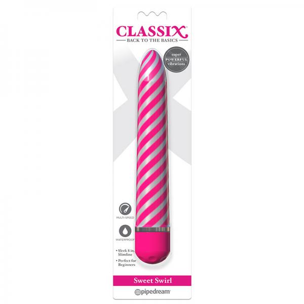 Classix Sweet Swirl Vibrator Pink - OmniPleasures