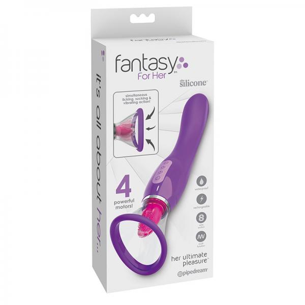 Fantasy For Her Her Ultimate Pleasure Purple Vibrator - OmniPleasures