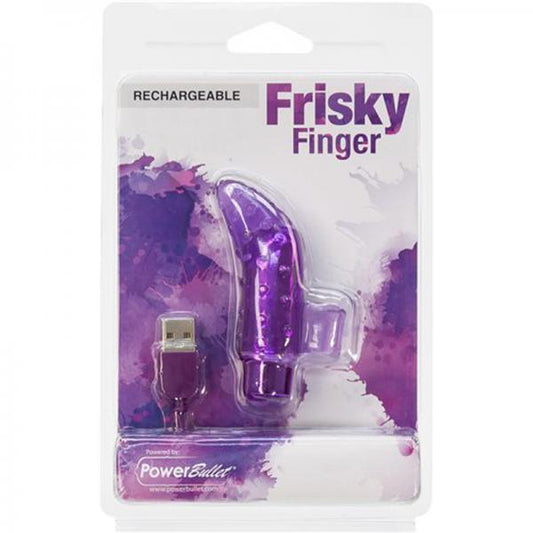 Frisky Finger Rechargeable Purple - OmniPleasures