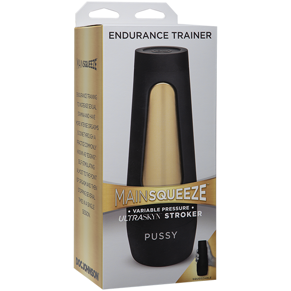 Main Squeeze Endurance Trainer Stroker Pussy Beige - OmniPleasures