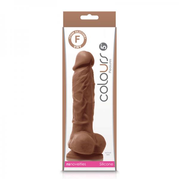 Colours Pleasures 5 inches Dildo Brown - OmniPleasures