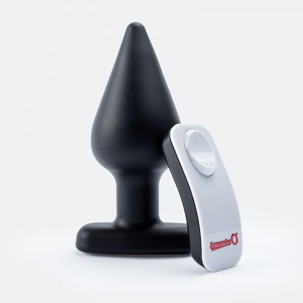 Screaming O My Secret Remote Vibrating XL Plug Black - OmniPleasures