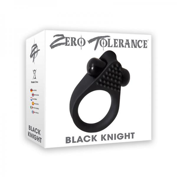 Zt The Black Knight Vibrating Cock Ring - OmniPleasures