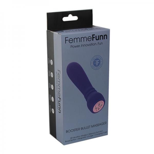 Femmefunn Booster Bullet Vibrator Purple - OmniPleasures