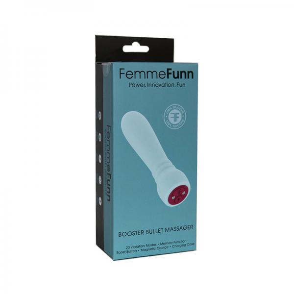 Femmefunn Booster Bullet Vibrator Light Blue - OmniPleasures