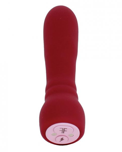 Femmefunn Booster Bullet Vibrator Maroon Brownish Red - OmniPleasures