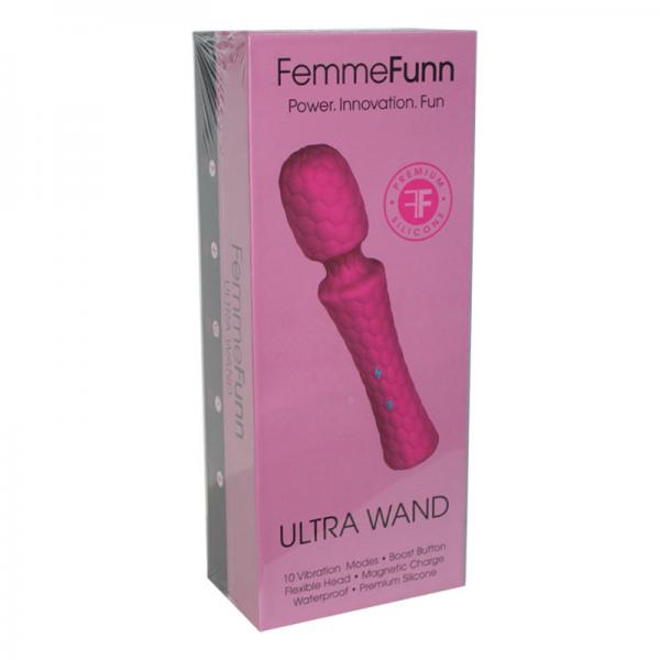 Femmefunn Ultra Wand Body Massager Pink - OmniPleasures