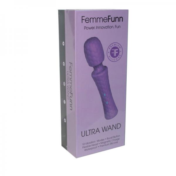 Femmefunn Ultra Wand Body Massager Purple - OmniPleasures