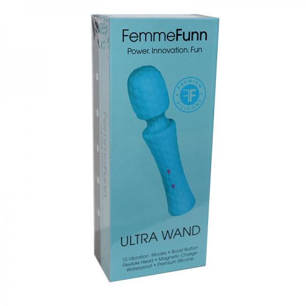 Femmefunn Ultra Wand Body Massager Blue - OmniPleasures