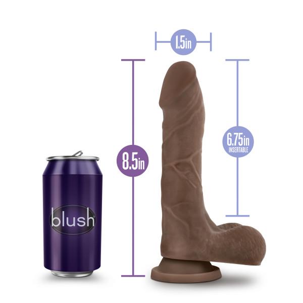 Au Naturel Mister Perfect Chocolate Brown Dildo - OmniPleasures