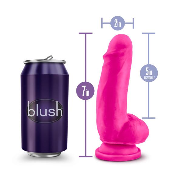 Au Naturel Bold Beefy 7 inches Dildo Pink - OmniPleasures