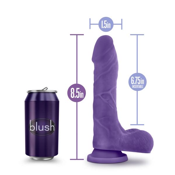 Au Natural Bold Thrill 8.5 inches Dildo Purple - OmniPleasures