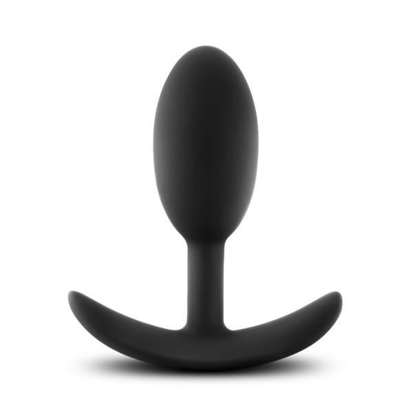 Luxe Wearable Vibra Slim Plug Medium Black - OmniPleasures