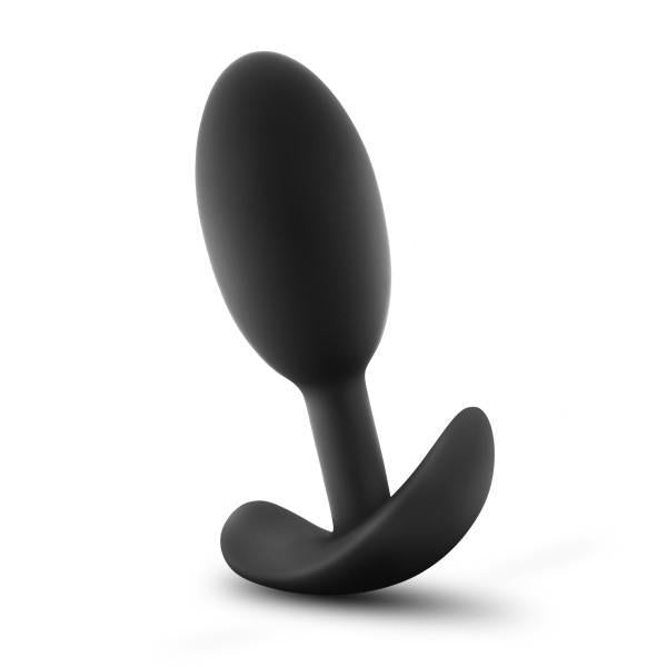 Luxe Wearable Vibra Slim Plug Medium Black - OmniPleasures