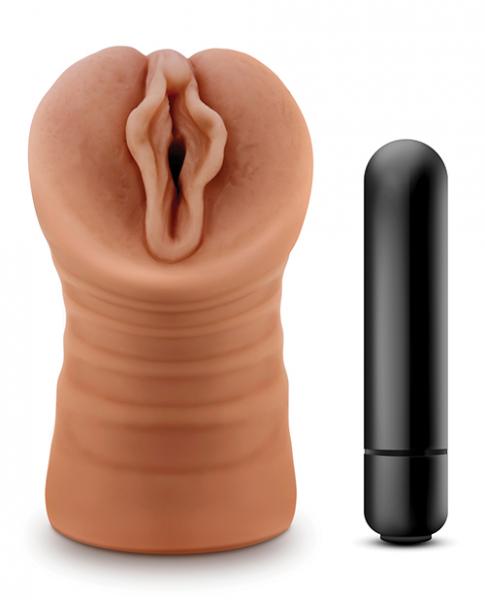 M For Men Sofia Mocha Tan Vagina Stroker - OmniPleasures