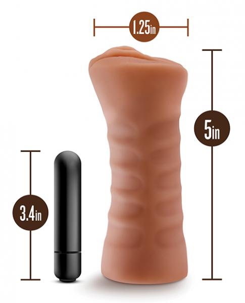 M For Men Julieta Mocha Tan Vagina Stroker - OmniPleasures