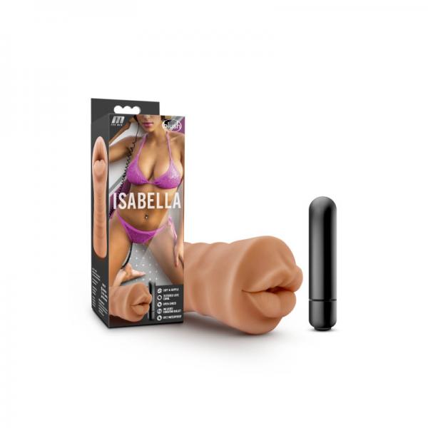 M For Men Isabella Mocha Tan Mouth Stroker - OmniPleasures