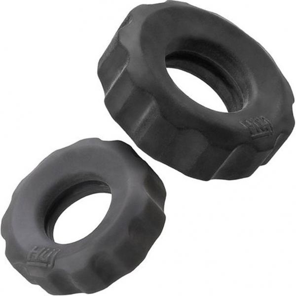 Hunkyjunk Cog 2 Size C-ring, Pack, Tar / Stone - OmniPleasures