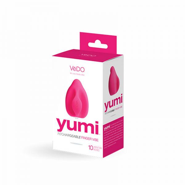 Vedo Yumi Rechargeable Finger Vibe - Foxy Pink - OmniPleasures