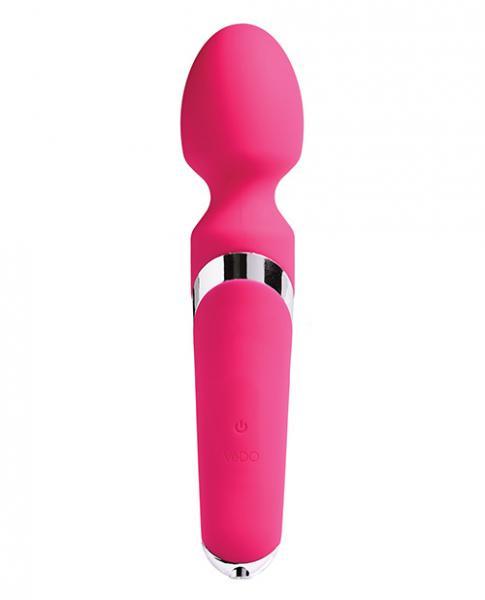 Vedo Wanda Rechargeable Wand Vibe - Foxy Pink - OmniPleasures