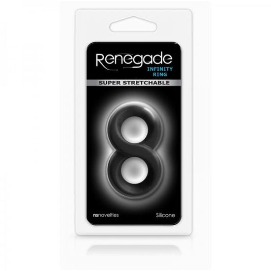 Renegade Infinity Ring Black - OmniPleasures