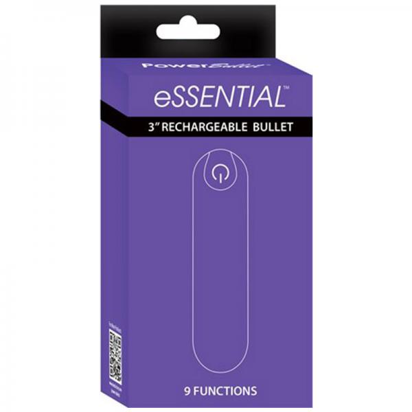 Essential Power Bullet Vibrator Purple - OmniPleasures