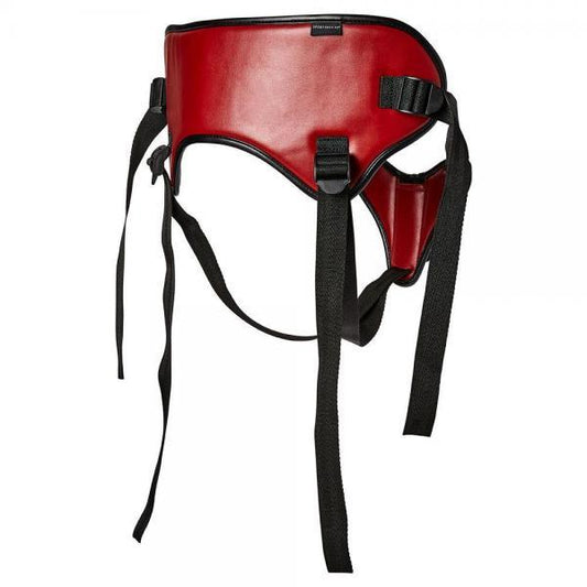 Sportsheets Saffron Strap On Black Red O/S - OmniPleasures