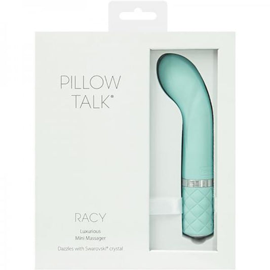 Pillow Talk Racy Mini Massager Teal - OmniPleasures