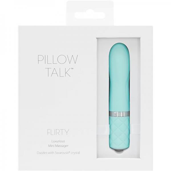 Pillow Talk Flirty Bullet Teal - OmniPleasures