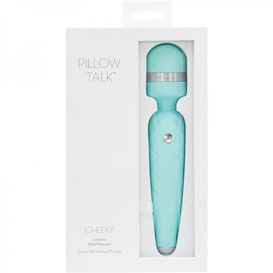 Pillow Talk Cheeky Wand Teal - OmniPleasures