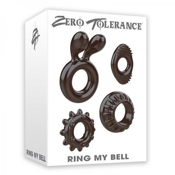 Zt Ring My Bell Cock Ring Set (4/per) - OmniPleasures