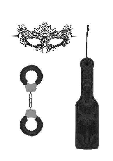 Ouch! - Introductory Bondage Kit #3 - Black - OmniPleasures